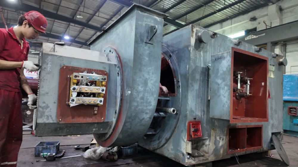 建材粉体 3550KW 高压异步电机大修｜解决频繁启动跳闸、保护性停机故障